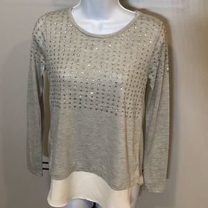 Mixed Media Sequin Top XSP